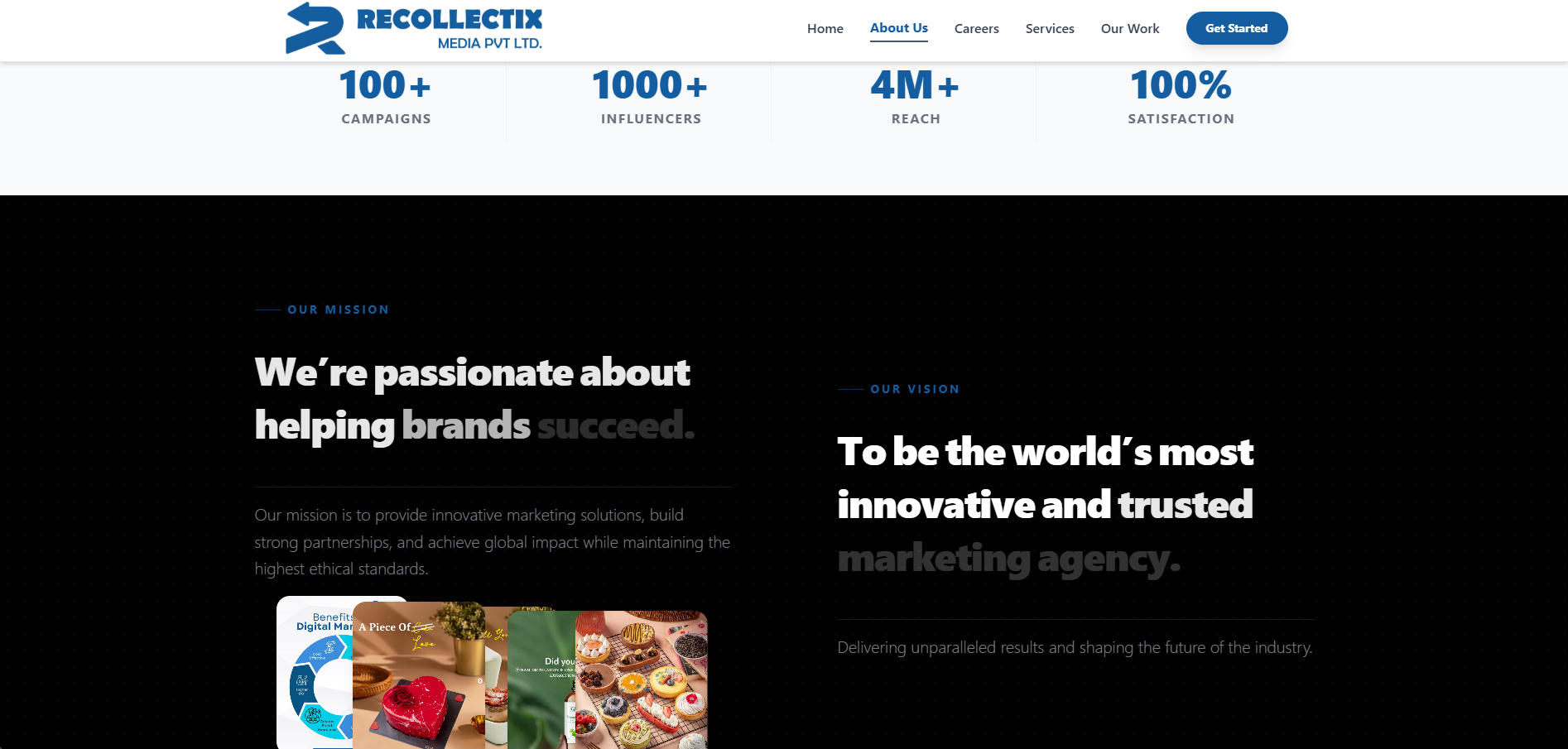 Recollectix project interface