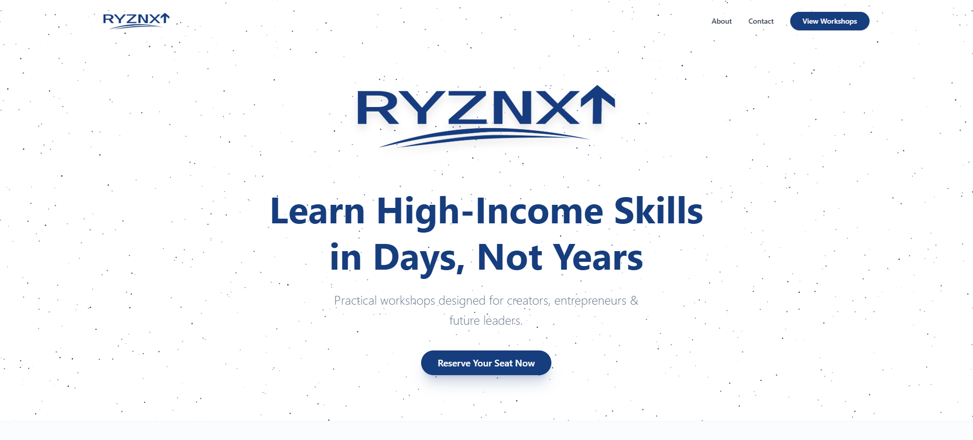 Ryznxt project interface